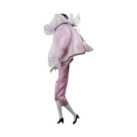 Vintage Pierrot Clown Doll in Pink | Porcelain Clown Doll | Collectible Doll | 16 Inches Tall