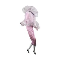 Vintage Pierrot Clown Doll in Pink | Porcelain Clown Doll | Collectible Doll | 16 Inches Tall