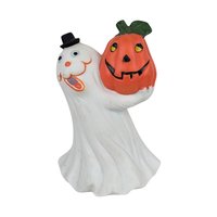 Vintage Ceramic Halloween Decor Lot - Ghost Figurines, Jack O' Lantern Nightlight, Tealight Holders - Spooky Home Decor, Halloween Gift