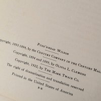 1922 Pudd'nhead Wilson, Mark Twain Complete Works, Antique Hardcover Book, Literature Gift