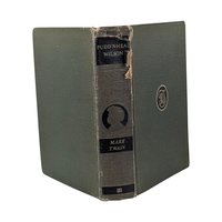 1922 Pudd'nhead Wilson, Mark Twain Complete Works, Antique Hardcover Book, Literature Gift