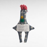 Vintage Handmade Damn It Doll, Funny Gag Gift for Stress Relief, Novelty Fabric Voodoo Doll with Poem, Office Humor White Elephant Gift