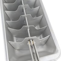 Pair of Aluminum Ice Cube Trays, Vintage Kitchenware, Functional Ice Trays, Classic Refrigerator Accessory, Gift for Home Bar Enthusiasts