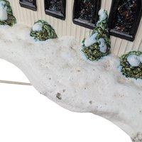 Vintage Byron Mold Lighted Musical Church, Ceramic Christmas Village Decoration, Holiday Decor, Gift for Collector