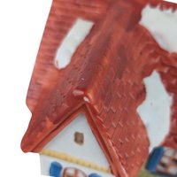 Vintage Dickens Collectibles Porcelain Lighted Houses Set, Christmas Village Display, Holiday Decor, Christmas Decoration