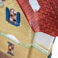 Vintage Dickens Collectibles Porcelain Lighted Houses Set, Christmas Village Display, Holiday Decor, Christmas Decoration