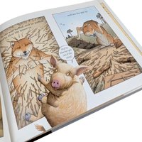 2001 The Three Pigs by David Wiesner, Caldecott Medal Winner, Hardcover Children's Book, Vintage Storybook Gift