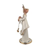 2001 Blue Sky Clayworks Heather Goldminc "Harmony" Candle Holder, Vintage Ceramic Figurine, Home Accent
