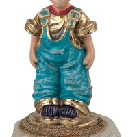 Vintage 2000 Ron Lee Rascal Clown Figurine, 4.5" Collectible Clown, Whimsical Decor, Gift for Clown Collectors