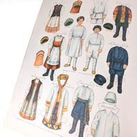 Vintage 1981 More Lettie Lane Paper Dolls by Sheila Young, Complete Set, Full Color Reproductions, Antique Paper Dolls