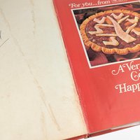 Vintage 1972 Betty Crocker's Cookbook, Hardcover Red Pie Edition, Classic American Recipes, Housewarming Gift