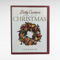 Vintage 1999 Betty Crocker's Best Christmas Cookbook, Hardcover Holiday Baking & Cookie Recipes, Festive Entertaining