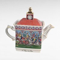 Vintage Sadler Teapot, A Day at the Races English China, Collectible Equestrian Novelty Teapot, Horse Racing Gift, Made in England