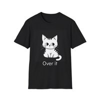 Cute Cat Graphic Unisex T-Shirt, Animal Lover Gift, Softstyle Tee, Pet Lover Apparel, Casual Wear, Gift for Cat Lovers