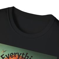 Just Fine Humorous Graphic T-Shirt for Everyday Wear, Gift for Friends, Quirky Fashion, Casual Outfit, Dark Humor, Everyday Humor