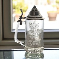 Canadian Goose Glass Beer Stein, Etched Goose Stein, Collectible Stein, Gift for Beer Lover, Nature-Themed DrinkwareCanadian Goose Glass Beer Stein, Etched Goose Stein, Collectible Stein, Gift for Beer Lover, Nature-Themed Drinkware