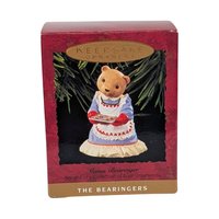 Vintage Hallmark The Bearingers Ornament Lot - 6 Piece Set with Boxes - Collectible Christmas Ornaments