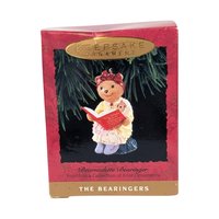 Vintage Hallmark The Bearingers Ornament Lot - 6 Piece Set with Boxes - Collectible Christmas Ornaments