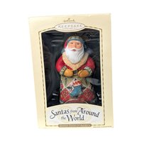 Vintage Hallmark Ornament Lot - 90s - 80s Keepsake Ornaments with Boxes - Train, Santa, Animals & More