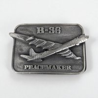 Vintage 1983 B-36 Peacemaker Belt Buckle | Military Collector Series | Aviation Memorabilia | Gift for Veteran