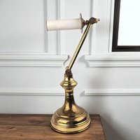 Vintage Adjustable Brass Lamp, Articulating Desk Lamp, Adjustable Lamp, Brass Desk Lamp, Vintage Lighting, Reading Lamp
