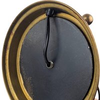 Vintage Metal S-Curve Table Lamp, 13 Inch Height, Decorative Desk Light, Gift for Home Office