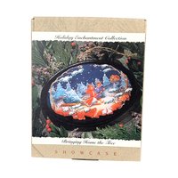 Vintage 1993 Hallmark Holiday Enchantment Ornaments - Set of 6 with Boxes - Christmas Decor
