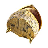 Vintage Cherub Trinket Box, Metal and Resin, Decorative Box, Jewelry Box, Gift for Her