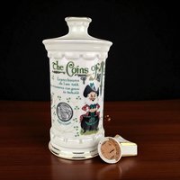 1979 Old Commonwealth The Coins of Ireland Decanter, Irish Whiskey Decanter, Leprechaun Decor,  Collectible Decanter, Vintage Barware