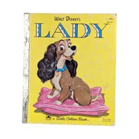 Set of 4 Vintage Little Golden Books, Disney Lady, Hansel & Gretel, Mother Goose, The Little Engine That Could, Children's Story Collection