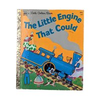 Set of 4 Vintage Little Golden Books, Disney Lady, Hansel & Gretel, Mother Goose, The Little Engine That Could, Children's Story Collection