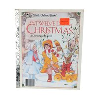 Set of 4 Vintage Little Golden Books, Donald Duck, Christmas Carol, Oscar's Book, Mickey Mouse, Children's Story Collection