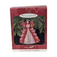1996 Hallmark Keepsake Holiday Barbie Ornament | 4th in Series | Vintage Barbie Ornament | Christmas Ornament