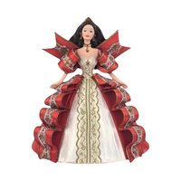 1996 Hallmark Keepsake Holiday Barbie Ornament | 4th in Series | Vintage Barbie Ornament | Christmas Ornament