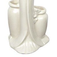 Vintage Haeger Pottery Madonna with Child Planter, White Ceramic Planter, Religious Figurine, Mid-Century Modern Decor