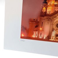 Vintage Saint Paul Cathedral Print, James Reininger Signed, Architectural Art, Minnesota Landmark, Gift for Art Lovers, Framed Wall Decor
