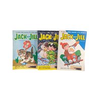 1963 Jack and Jill Magazines Trio, January, February & April Issues, Vintage Children's Magazine, Collectible Kids Literature