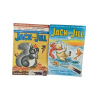 1964 Jack and Jill Magazines, January & November Issues, Vintage Children's Magazine, Collectible Kids Literature