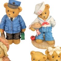 Cherished Teddies Figurines Lot, 1991-2000, Collectible Resin Bears, Vintage Enesco Figurines, Gift for Teddy Bear Lovers
