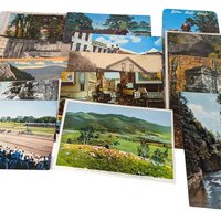 Grab Bag of 40 Vintage Postcards, Assorted Locations, Travel Memories, Ephemera Lot, Postcard Collection, Junk Journal, Mixed Postcards