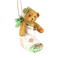 Vintage Cherished Teddies Figurine: Santa, Hannah, Holly, Stocking Bear