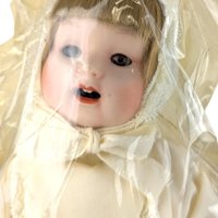 Vintage Avon Gallery Porcelain Doll, Shelburne Museum Collection, Collectible Doll, Porcelain Doll with Stand, Gift for Doll Collector