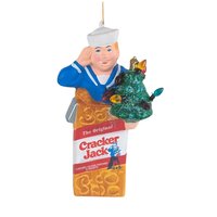 Vintage Cracker Jack Collectibles, 1993 100th Anniversary Tin & 1999 Ornaments, Nostalgic Candy Memorabilia, Gift for Collectors
