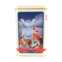 Vintage Cracker Jack Collectibles, 1993 100th Anniversary Tin & 1999 Ornaments, Nostalgic Candy Memorabilia, Gift for Collectors