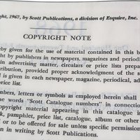 1968 Scott Standard Stamp Catalogue Vol. 1: Philately Reference