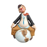 Vintage Clown Figurines Lot, Toscany, Melody in Motion, Bisque Clown, Collectible Clowns, Circus Decor, Gift for Collector