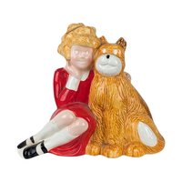 Vintage Little Orphan Annie and Sandy Ceramic Bank, Cartoon Character Bank, Retro Piggy Bank, Kids Savings, Collectible Bank