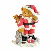 Your Choice Vintage Cherished Teddies Figurine: 1990s Enesco Christmas Bear, Holiday Collectible