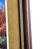 David A. Maass "Autumn at Baker - Trumpeter Swans" Framed Print, Signed Wildlife Art, Vintage Bird Decor, Swan Landscape Painting