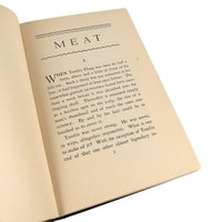 1928 "Meat" Hardcover Book by Wilbur Daniel Steele, Grosset & Dunlap, Collectible Book, Vintage Literature, Literary Gift